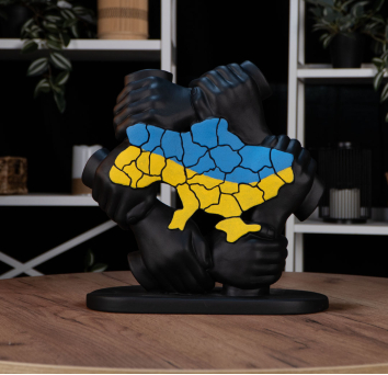 Скульптура "Glory to Ukraine" колір чорний