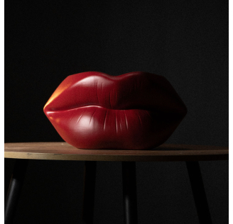 Ваза "Lips" L — Стигла вишня