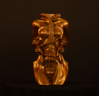 Ваза "Gracia": колір old bronze