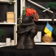 Ваза Почуття: колір чорний (матовий)